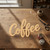 Coffee Wood Cutout for Crafts, Unfinished Baltic Birch Craft Shape