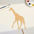 Giraffe 1 Wood Cutout for Crafts, Unfinished Baltic Birch Craft Shape
