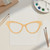 Glasses 1 Wood Cutout for Crafts, Unfinished Baltic Birch Craft Shape