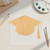 Graduation Cap 1 Wood Cutout for Crafts, Unfinished Baltic Birch Craft Shape