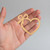 Heart Bow Wood Cutout for Crafts, Unfinished Baltic Birch Craft Shape