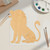Lion 3 Wood Cutout for Crafts, Unfinished Baltic Birch Craft Shape