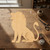 Lion 3 Wood Cutout for Crafts, Unfinished Baltic Birch Craft Shape