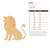 Lion 3 Wood Cutout for Crafts, Unfinished Baltic Birch Craft Shape