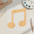 Music Note 1 Wood Cutout for Crafts, Unfinished Baltic Birch Craft Shape