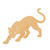Panther Wood Cutout for Crafts, Unfinished Baltic Birch Craft Shape