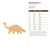 Ankylosaurus 1 Wood Cutout for Crafts, Unfinished Baltic Birch Craft Shape