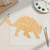 Ankylosaurus 2 Wood Cutout for Crafts, Unfinished Baltic Birch Craft Shape