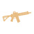 Ar 15 Rifle Wood Cutout for Crafts, Unfinished Baltic Birch Craft Shape
