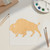 Buffalo 1 Wood Cutout for Crafts, Unfinished Baltic Birch Craft Shape