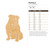 Bulldog 2 Wood Cutout for Crafts, Unfinished Baltic Birch Craft Shape