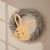 Bunny Face 2 Wood Cutout for Crafts, Unfinished Baltic Birch Craft Shape