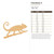 Chameleon 2 Wood Cutout for Crafts, Unfinished Baltic Birch Craft Shape