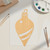 Christmas Bulb Wood Cutout for Crafts, Unfinished Baltic Birch Craft Shape