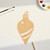 Christmas Bulb Wood Cutout for Crafts, Unfinished Baltic Birch Craft Shape