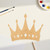 Crown 3 Wood Cutout for Crafts, Unfinished Baltic Birch Craft Shape
