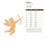 Cupid 1 Wood Cutout for Crafts, Unfinished Baltic Birch Craft Shape