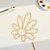 Daisy 2 Wood Cutout for Crafts, Unfinished Baltic Birch Craft Shape