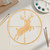 Deer In Scope Wood Cutout for Crafts, Unfinished Baltic Birch Craft Shape