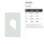 Half Heart Reusable Mylar Stencil, 10 mil Plastic Paint Stencil for Crafts and Decor