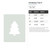 Christmas Tree 5 Reusable Mylar Stencil, 10 mil Plastic Paint Stencil for Crafts and Decor