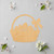 Easter Basket Wood Cutout for Crafts, Unfinished Baltic Birch Craft Shape