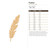 Feather Wood Cutout for Crafts, Unfinished Baltic Birch Craft Shape