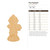 Fire Hydrant Wood Cutout for Crafts, Unfinished Baltic Birch Craft Shape