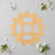 Gear 7 Wood Cutout for Crafts, Unfinished Baltic Birch Craft Shape