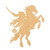 Headless Horseman Wood Cutout for Crafts, Unfinished Baltic Birch Craft Shape