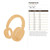 Headphones Wood Cutout for Crafts, Unfinished Baltic Birch Craft Shape