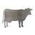 Cow 2 Steel Cutout Shape, Raw Metal Wall Art and Craft Supply