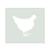 Hen 2 Reusable Mylar Stencil, 10 mil Plastic Paint Stencil for Crafts and Decor