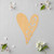 Heart Ornamental Swirl Wood Cutout for Crafts, Unfinished Baltic Birch Craft Shape