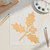 Holly Leaf Wood Cutout for Crafts, Unfinished Baltic Birch Craft Shape
