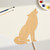 Howling Wolf 2 Wood Cutout for Crafts, Unfinished Baltic Birch Craft Shape