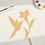 Hummingbird With Flower Wood Cutout for Crafts, Unfinished Baltic Birch Craft Shape