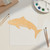 Jumping Fish Wood Cutout for Crafts, Unfinished Baltic Birch Craft Shape