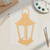 Lantern 1 Wood Cutout for Crafts, Unfinished Baltic Birch Craft Shape