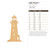 Light House 1 Wood Cutout for Crafts, Unfinished Baltic Birch Craft Shape