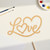 Love Sign Wood Cutout for Crafts, Unfinished Baltic Birch Craft Shape