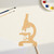 Microscope Wood Cutout for Crafts, Unfinished Baltic Birch Craft Shape