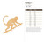 Monkey 1 Wood Cutout for Crafts, Unfinished Baltic Birch Craft Shape