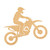Motor Cycle Wood Cutout for Crafts, Unfinished Baltic Birch Craft Shape