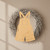 Overalls Wood Cutout for Crafts, Unfinished Baltic Birch Craft Shape