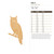 Owl 3 Wood Cutout for Crafts, Unfinished Baltic Birch Craft Shape