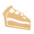 Pie Slice Wood Cutout for Crafts, Unfinished Baltic Birch Craft Shape
