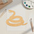 Rattlesnake Wood Cutout for Crafts, Unfinished Baltic Birch Craft Shape