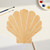 Seashell 1 Wood Cutout for Crafts, Unfinished Baltic Birch Craft Shape