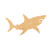 Shark 4 Wood Cutout for Crafts, Unfinished Baltic Birch Craft Shape